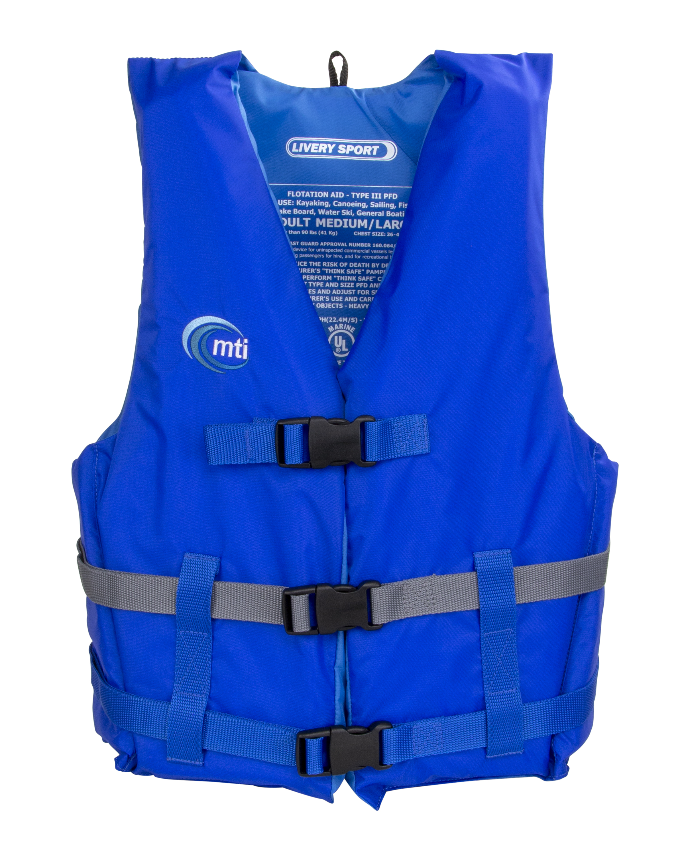 Life Jacket Livery Adult Type Iii By Mti Livery Life Vests By Mti Mti Life Jackets River Gear