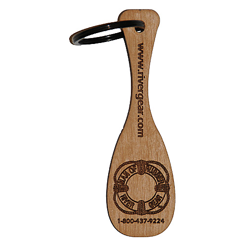 Custom Laser Engraved Wooden Mini Paddle Key Chain 