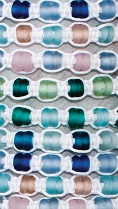Sea Glass Assorted Color River Bracelet #137