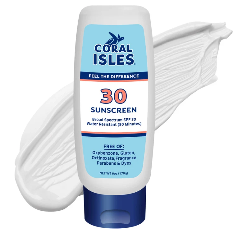 Coral Isles Sunscreen SPF 30 - 6 oz Bottle
