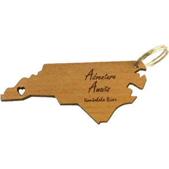 wooden engraved keychain