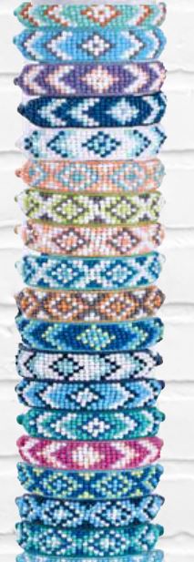 Handwoven Friendship Bracelet Thin Aztec - Etsy