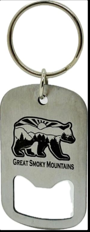 Personalized Stainless Bottle Opener Keychain