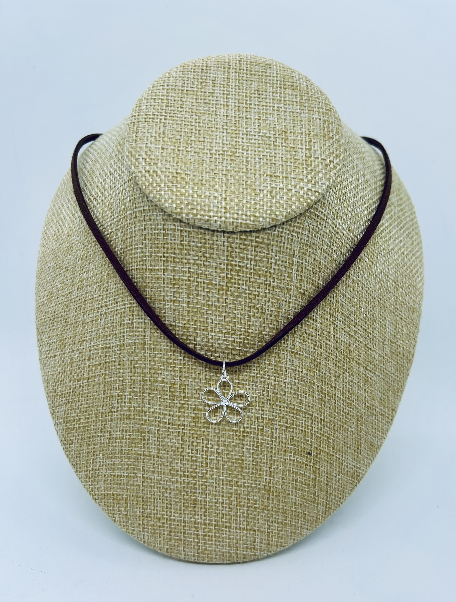 River Suede Petals Necklace