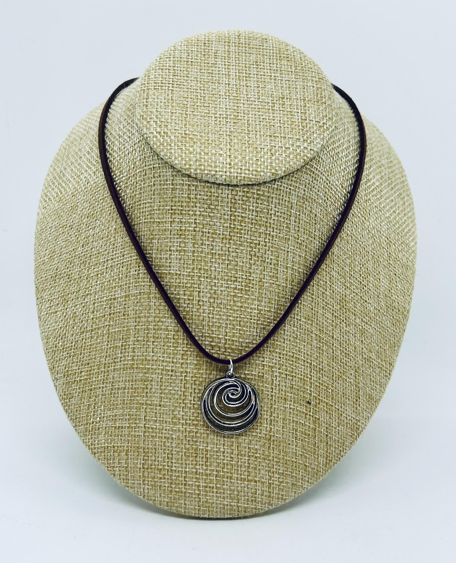 River Suede Whirlpool Necklace