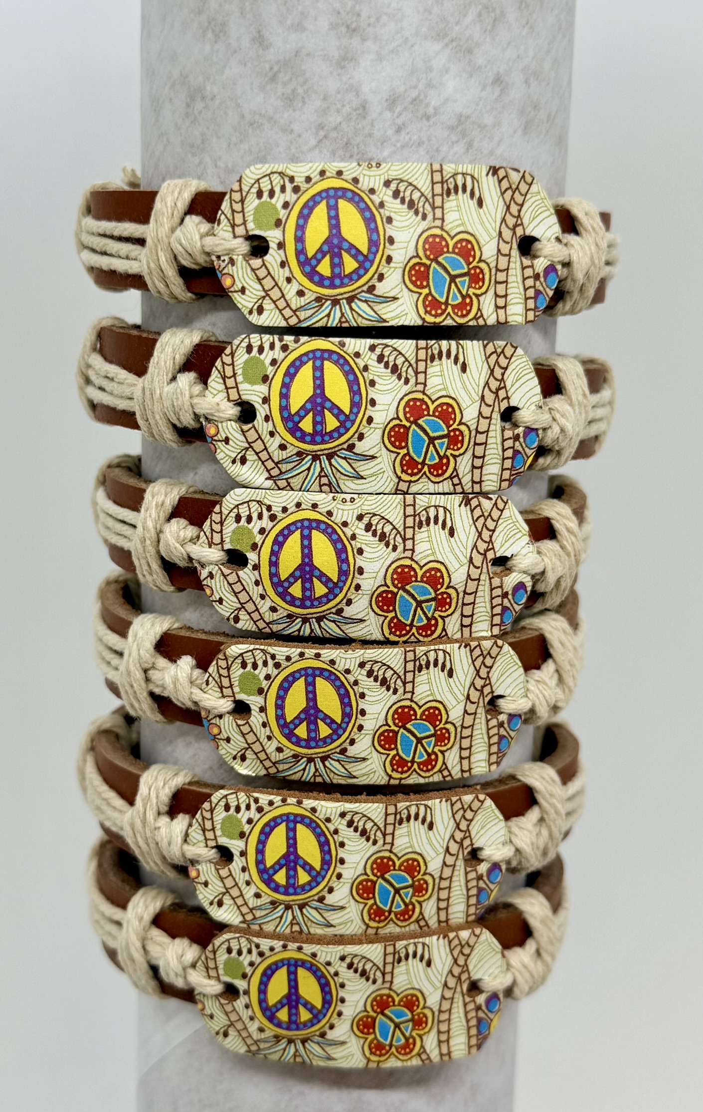 Hippie Flower River Bracelet #236